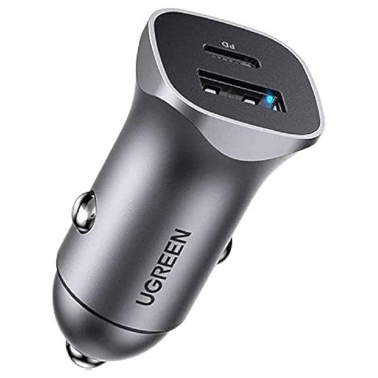 UGreen 2 Port Fast Car Charger 30w