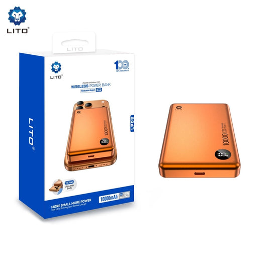Powerbank LITO "LP08 Magsafe" Wireless Charging 10000mAh,orange