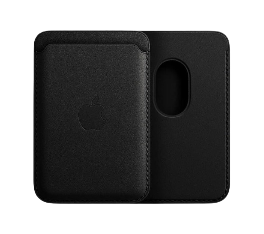 Magnetic Leather ID Card Holder Wallet Compatible with iPhone 12 13 14 15 16 17 Series Mini Plus Pro Max
