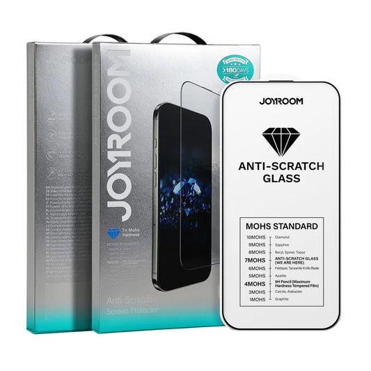 JOYROOM Clear Tempered Glass Screen Protector for iPhone 17 Series, 2.5D Full Screen Coverage