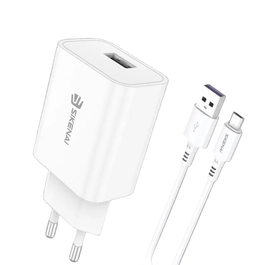 SIKENAI Adapter with Cable USB-A to Micro X3M-EU 18W