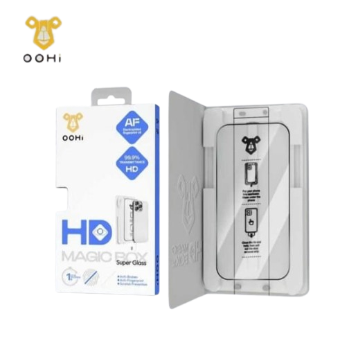 Oohi Magic Box HD Glass Screen Protector Easy Installation For iphone
