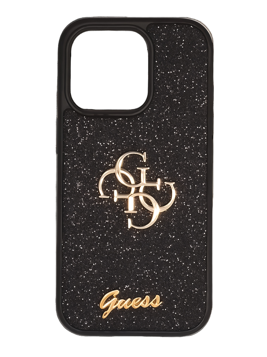 GUESS GLITTER CASE FOR IPHONE 16 PRO