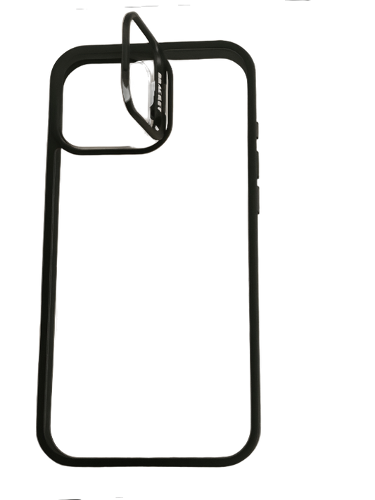 Metal stand case for iphone 16 plus