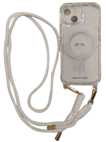 CASE WITH STRAP FOR IPHONE 15