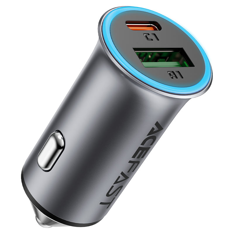 AceFast Charge Car Charger 95W With Cable type C to type C