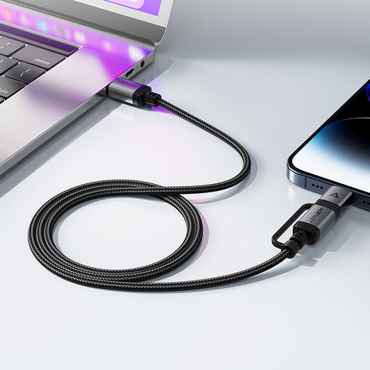ACEFAST Charging Data Cable C20-01 USB-C to Lightning / USB-C Certified MFI