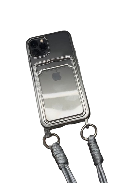 Hang Neck Strap Cord Lanyard+Card Holder Case For iPhone Shockproof Protection Cover