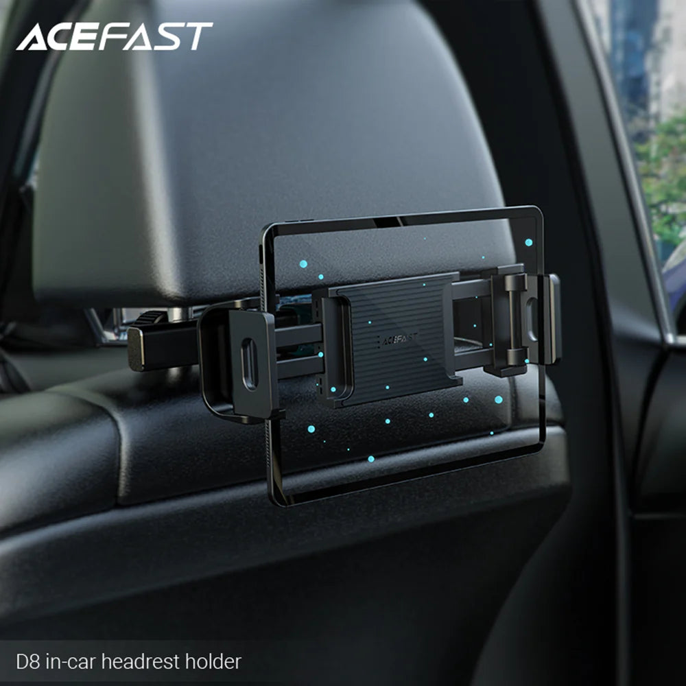 AceFast D8 in car headrest holder for ipad or Mobile