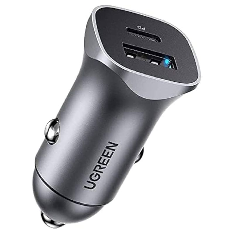 UGreen 2 Port Fast Car Charger 30w