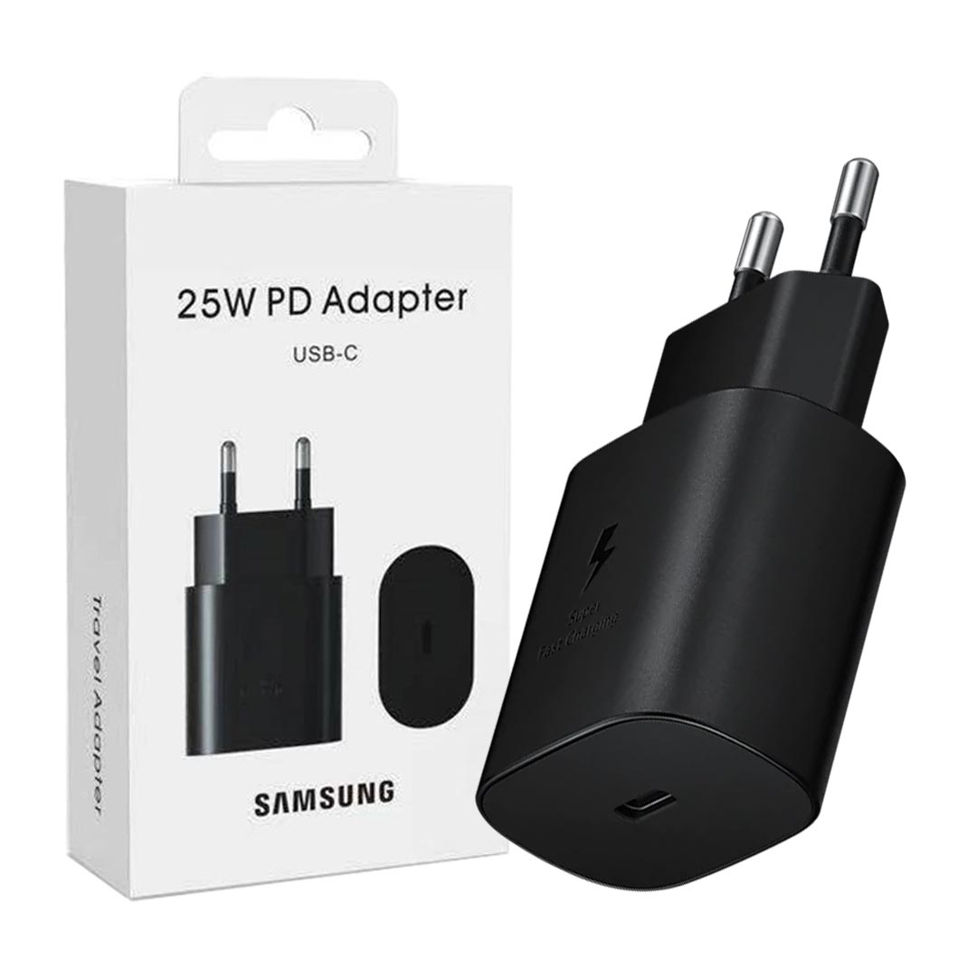 Original Samsung USB-C Power Adaptive EU Wall Charger Fast Charging 25W
