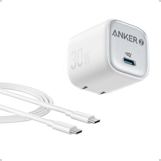 Anker 30W Plug With Cable USB C To USB C