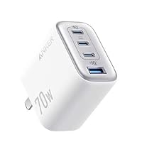 Anker Zolo 70W Charger 4-Port A121C Fast charger Gan Technology