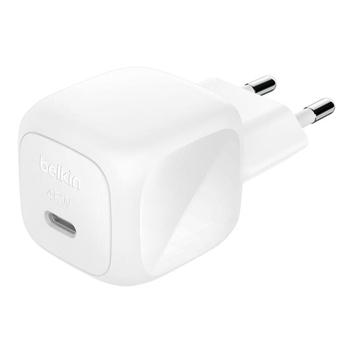 Belkin BoostCharge Compact USB-C wall charger (45W) - White