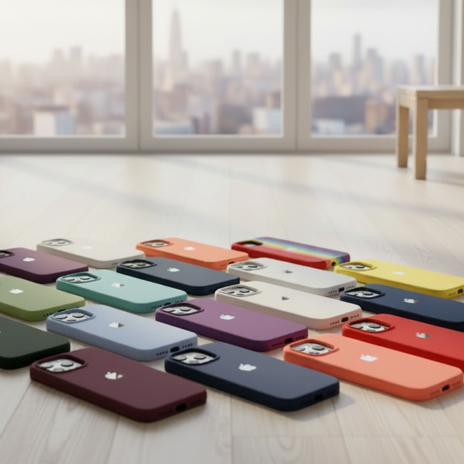 Apple Silicone Case For iPhone