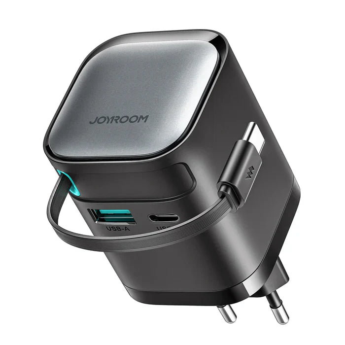 Joyroom Gan 65W Charger with Retractable Cable