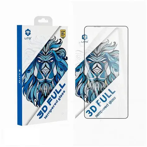 Screen Lito Clear Full Glue Protector Compatible with Samsung S25 Ultra and S24 Ultra Highly Resistant