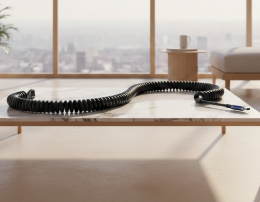 JOYROOM S-A43 Coiled Fast Charging Cable Type-C to Type-C 60W