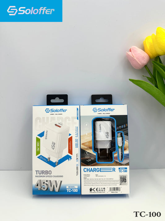 SOLOFFER TC-100 HOME CHARGER 45w