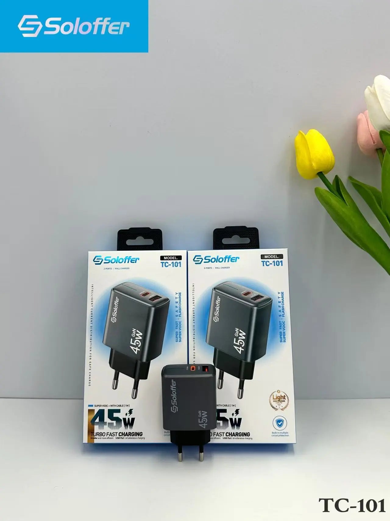 SOLOFFER TC-101 HOME CHARGER 45w