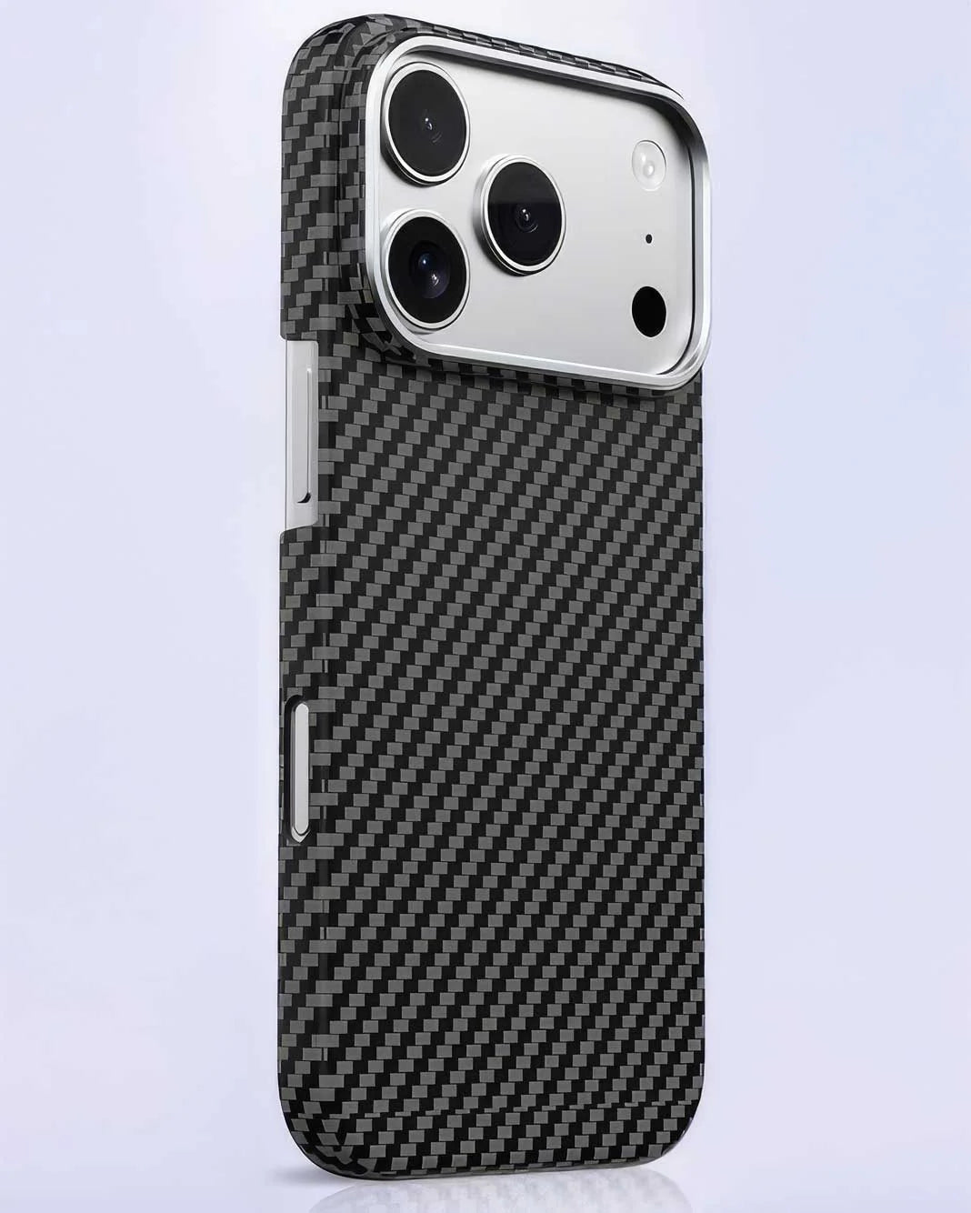 Lanex Premium Ultra-slim Diamond Carbon Fiber Case for iPhone 17 Pro Max