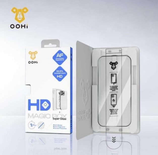 Oohi Magic Box HD Glass Screen Protector Easy Installation For iphone