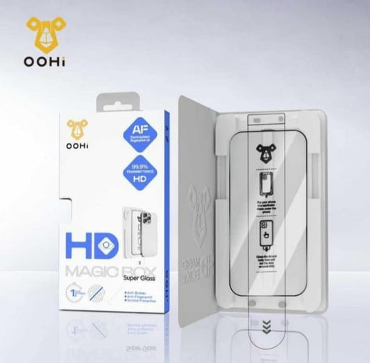 Oohi Magic Box HD Glass Screen Protector Easy Installation For iphone