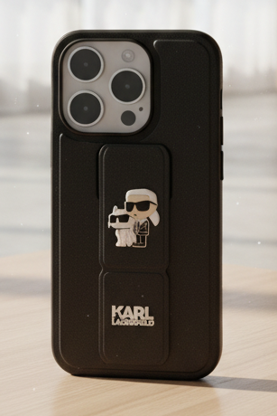 karl lagerfeld stand case for iphone 16 pro max
