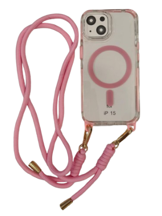 CASE WITH STRAP FOR IPHONE 15