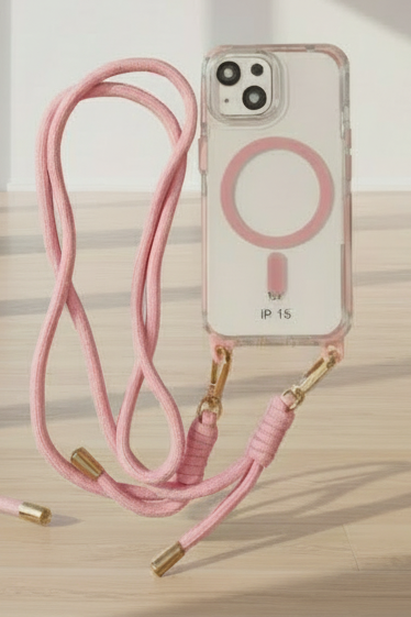 CASE WITH STRAP FOR IPHONE 15