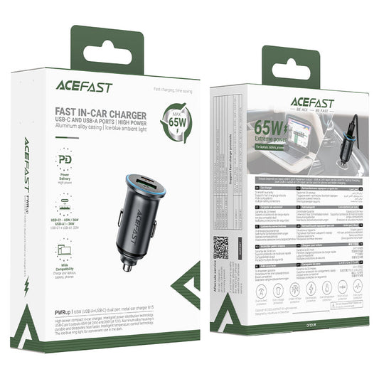 AceFast Charge Car Charger B15 65W