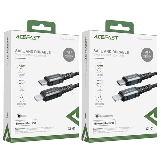 ACEGFAST Charging data cable C1-01 USB-C to Lightning certified MFI