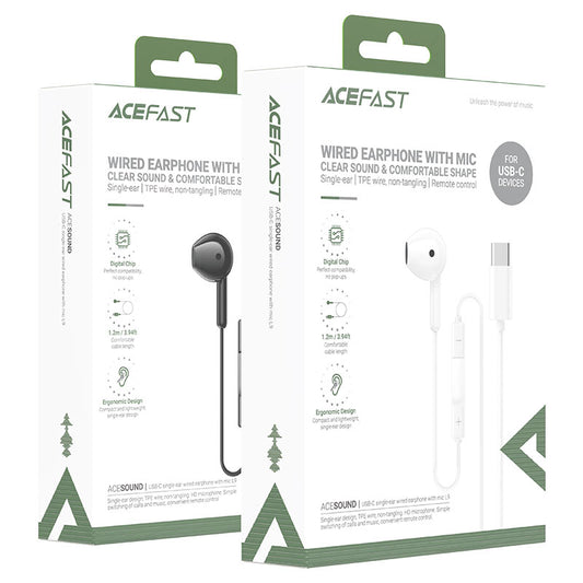 ACEFAST Wired Earphone Type-C For Iphone and Android