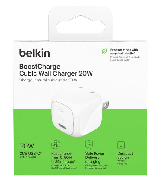 Belkin USB-C Wall Charger 20W Fast Charge 1 Port USB C