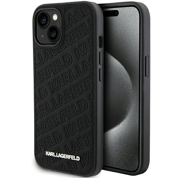KARL LAGERFELD Quilted Pattern Case for iPhone 15 - 16 - 15 ProMax