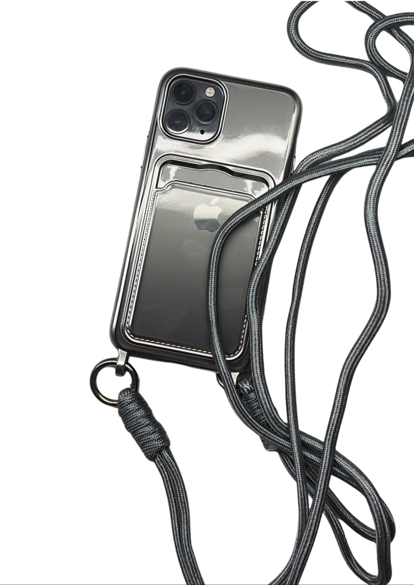 Hang Neck Strap Cord Lanyard+Card Holder Case For iPhone Shockproof Protection Cover