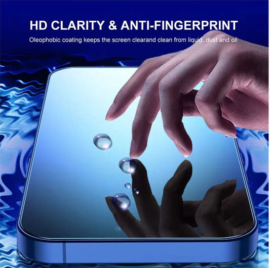 Iphone Screen lito Dustproof Full Coverage Full Glue Premium Strongest Edges Tempered Glass Screen Protector 9H Hardness