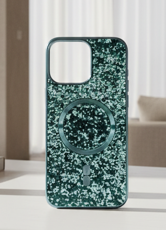 iPhone Glitter Flakes Case