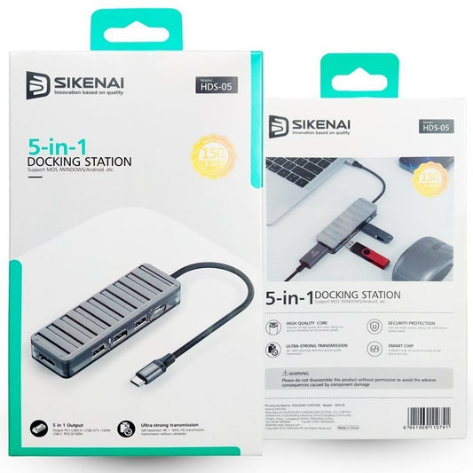 SIKENAI Docking Station HDS-05 5 IN 1