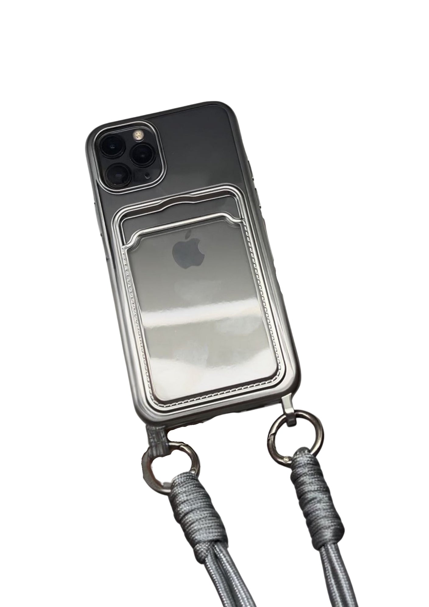 Hang Neck Strap Cord Lanyard+Card Holder Case For iPhone Shockproof Protection Cover