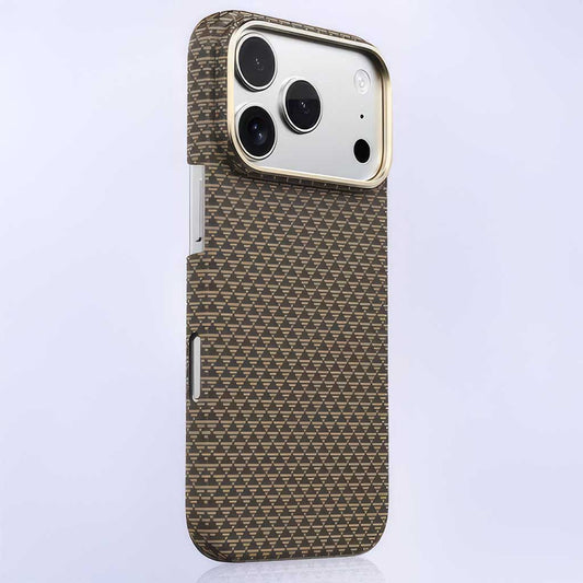 Lanex Premium Ultra-slim Diamond Carbon Fiber Case for iPhone 17 Pro Max