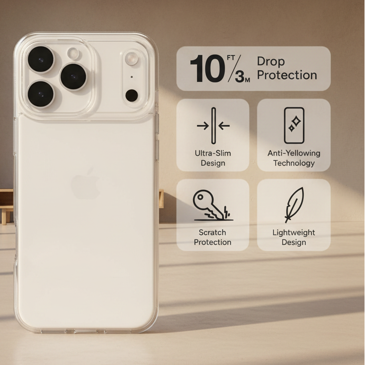 Gear4 Crystal Palace Magsafe Case For iPhone 17 - Clear