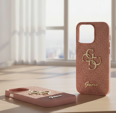 Guess Big Metal Logo iPhone Hybrid Case