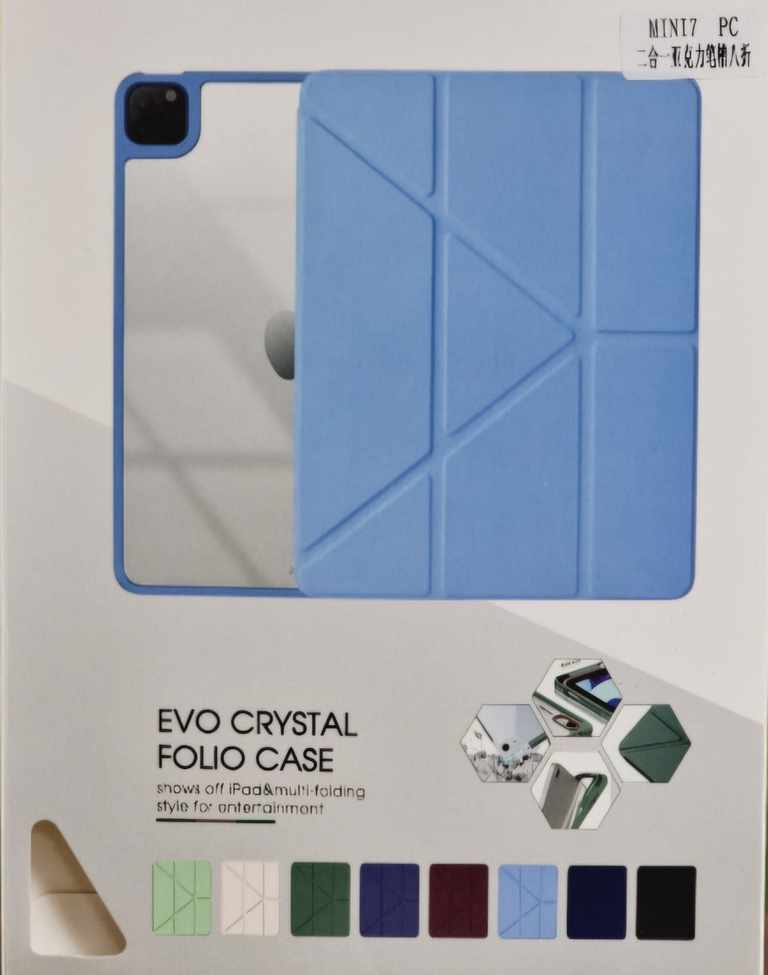 Evo crystal folio case For Ipad